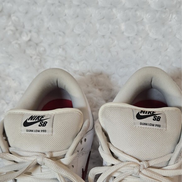 Nike SB Dunk Low Pro x Supreme Varsity Red/White Men\'s Skate Shoes CK3480-600 main image 7